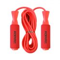 Short Handle Skipping Rope Red