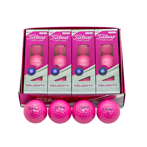Golf Ball Titleist Velocity Pink