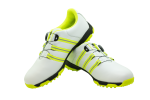 Men’s Golf Shoe PGM Leather Auto-lacing – White-Lime