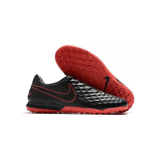 Football Turf Shoe Nike Tiempo Black & Red