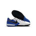 Football Turf Shoe Nike Tiempo White & Blue