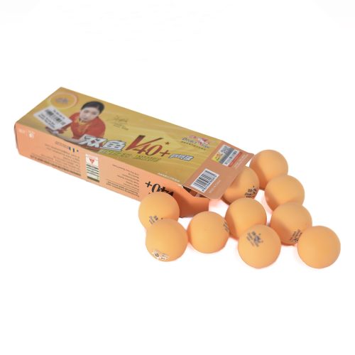 Table Tennis Ball Double Fish One Star 40+ Orange