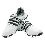 Men’s Golf Shoe PGM Leather Auto-lacing –  White-Black