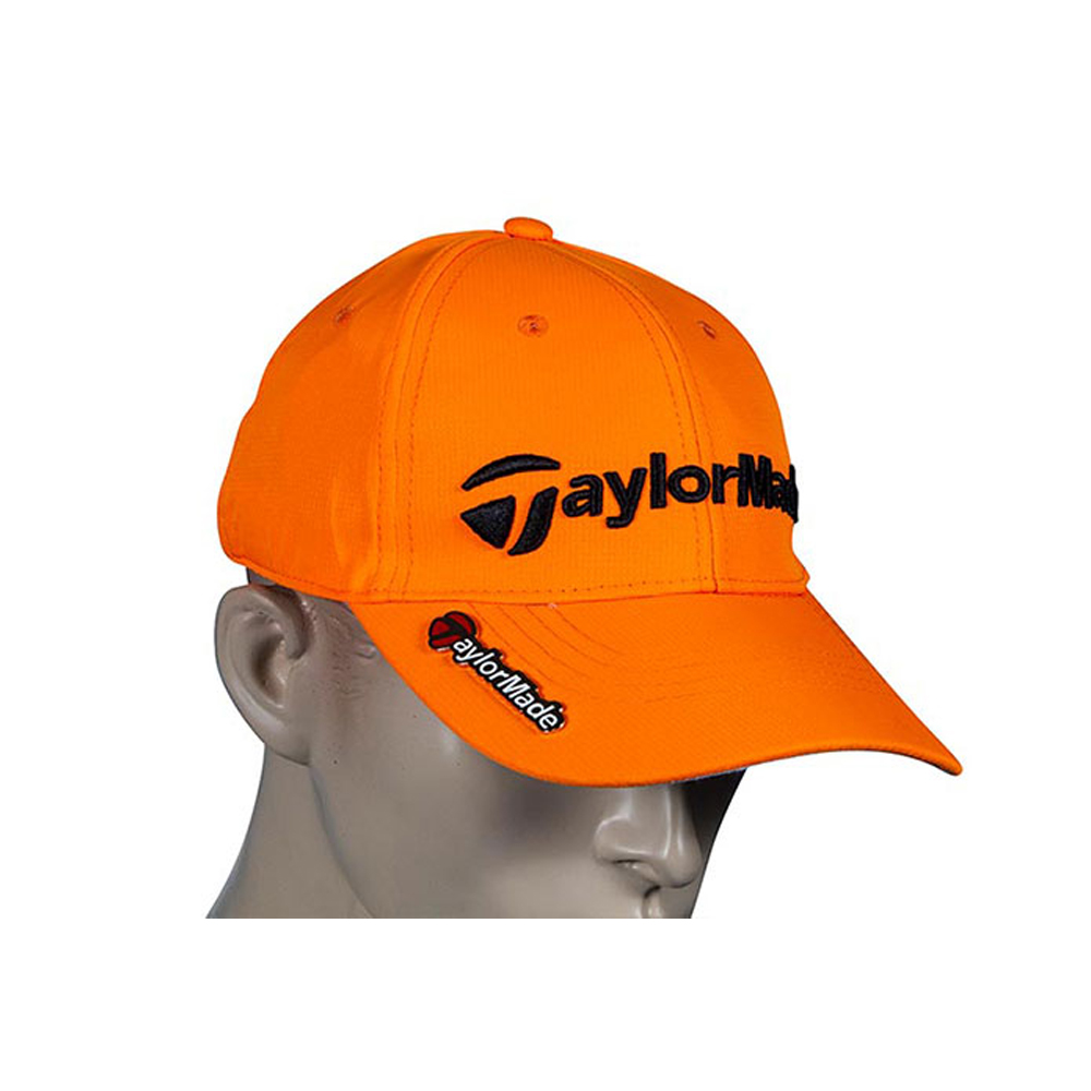 Golf Cap Tylormade Orange With Marker