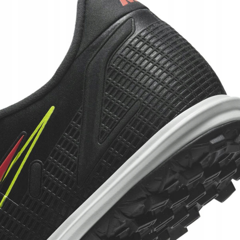 Turf Shoe Nike Mercurial Vapor Black With Lime Logo - Sports World