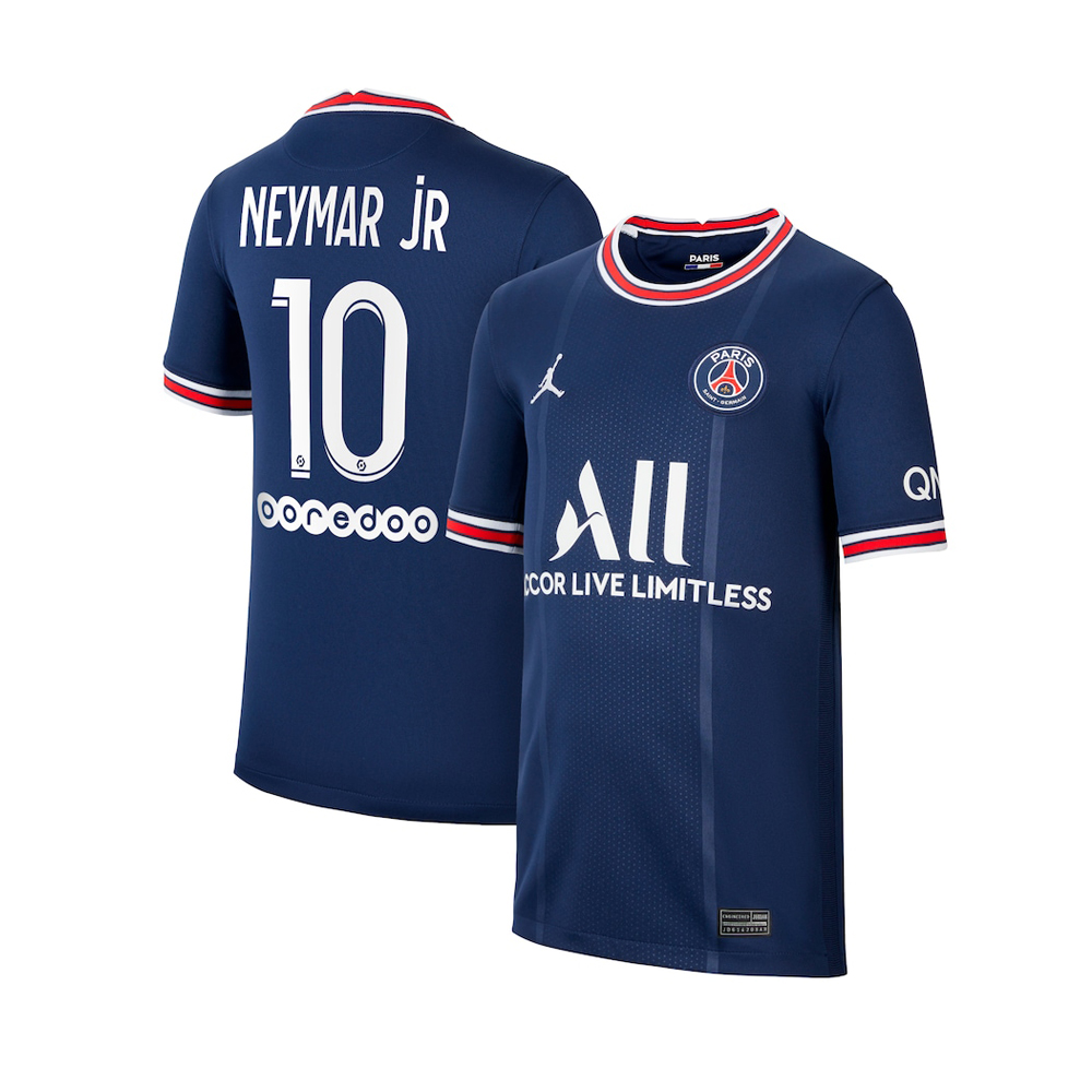 Club Jersey PSG 2021-2022 Home Kit With Neymar 10