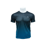 Sports T-Shirt Blue & Black Texture