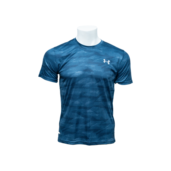 Sports T-Shirt Blue Texture