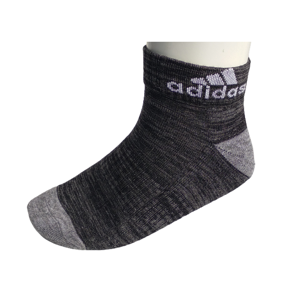 Sports Socks Black and Ash Texture