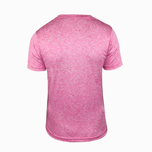 Skin Tight Half Sleeves T- Shirt Black Pink Texture