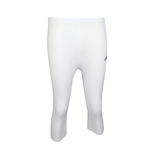 Swimming Skin Tight Three Quarter Pants White - Sports World