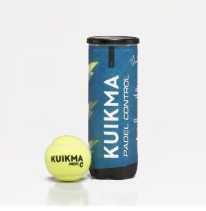 FIP Approved Pressurised Kuikma Padel Balls PB Control - Pack of 3